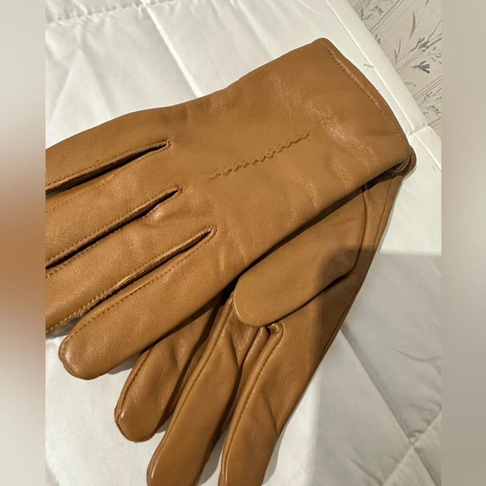Brown Leather Gloves